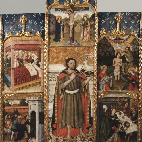 image for: Anònim. Aragó - Retaule de sant Joan Baptista - Tercer quart del segle XV