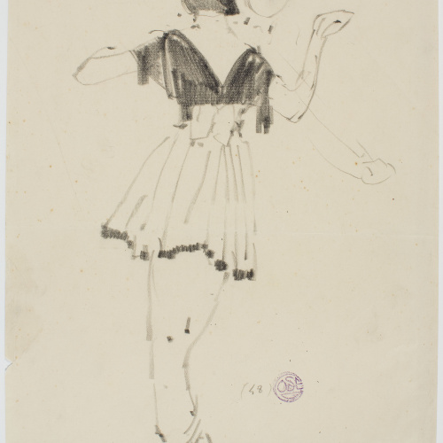 image for: Francesc Xavier Gosé - Dama ballant - Cap a 1914