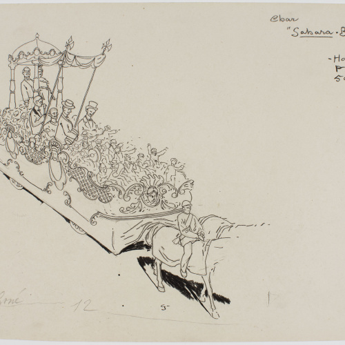 image for: Francesc Xavier Gosé - Carnaval de Niça. Char «Sahara-Boum di He» - Cap a 1904