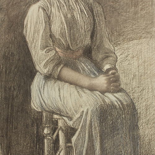 image for: Joan Llimona - Dona asseguda - 1910