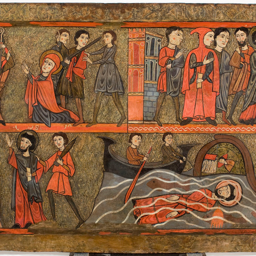 image for: Anònim. Catalunya-Aragó. Taller de la Ribagorça - Frontal d&#039;altar de Sant Climent de Taüll - Segona meitat del segle XIII
