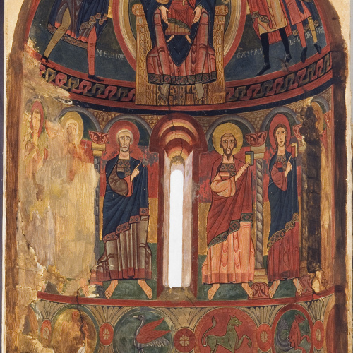 image for: Joan Vallhonrat - Reproducció de les pintures de l&#039;absis de Santa Maria de Taüll - 1909