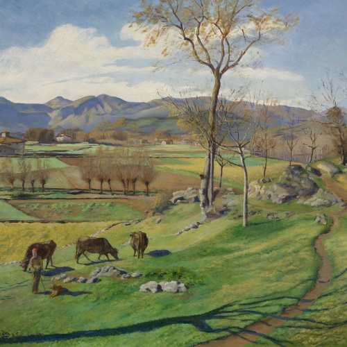 image for: Francesc Vayreda - Sol d&#039;hivern - 1925