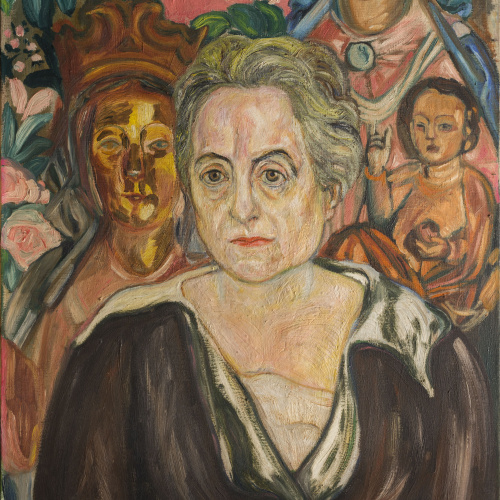 image for: Ismael Smith - Retrat de Mònica Marí, mare de l&#039;artista - Cap a 1930-1940