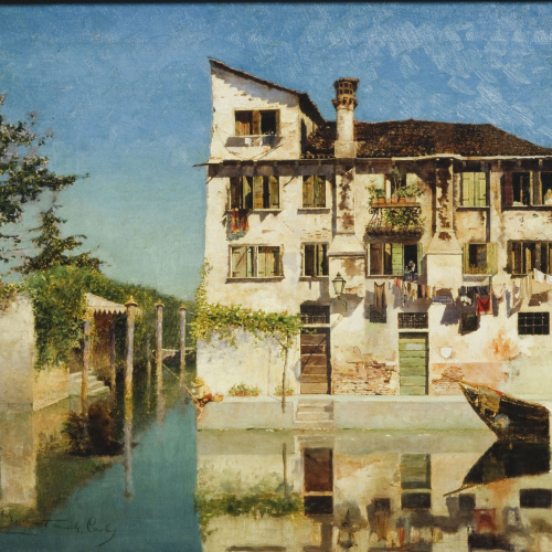 image for: Joan Llimona - Carrer Dellaba (Venècia) - 1883