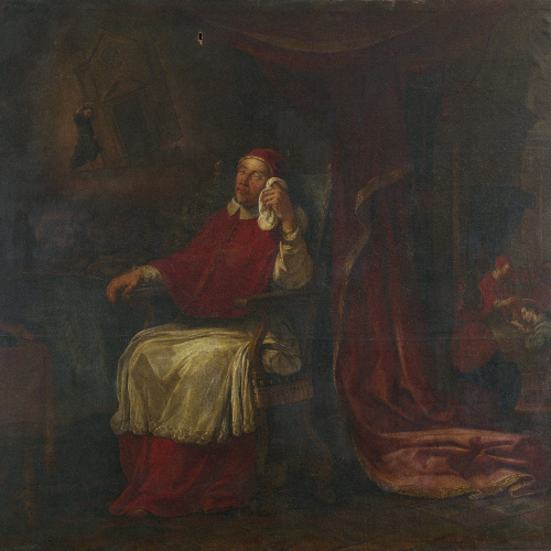 image for: Antoni Viladomat - La visió en somnis del papa Innocent III i la confirmació de la regla franciscana - Cap a 1729-1733