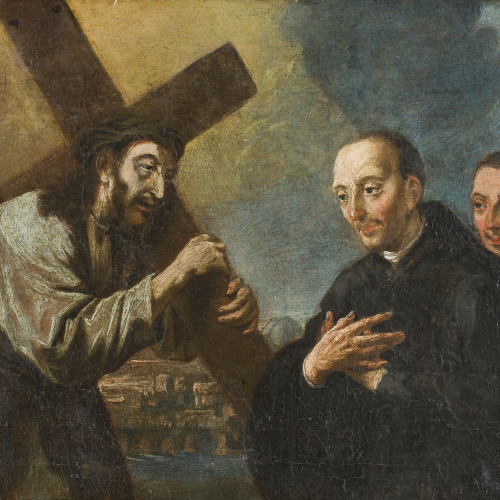 image for: Antoni Viladomat - Aparició de Crist a sant Ignasi - Entre 1700-1755