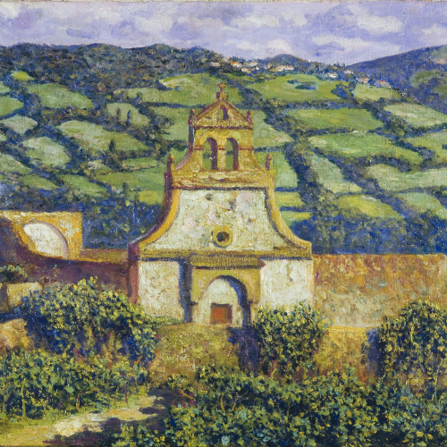 image for: Darío de Regoyos - El poble de Quevedo. Vall de Toranzo - 1910