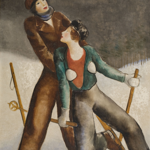 Pere Pruna - Esports d'hivern - 1930 image for: Pere Pruna - Esports d'hivern - 1930