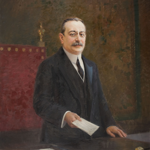 Antoni Utrillo - Retrat d'Enric Prat de la Riba - Cap a 1907-1917 image for: Antoni Utrillo - Retrat d'Enric Prat de la Riba - Cap a 1907-1917