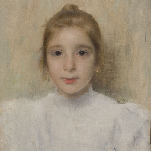 image for: Joan Brull - Retrat de la nena Rosó Galia - 1896