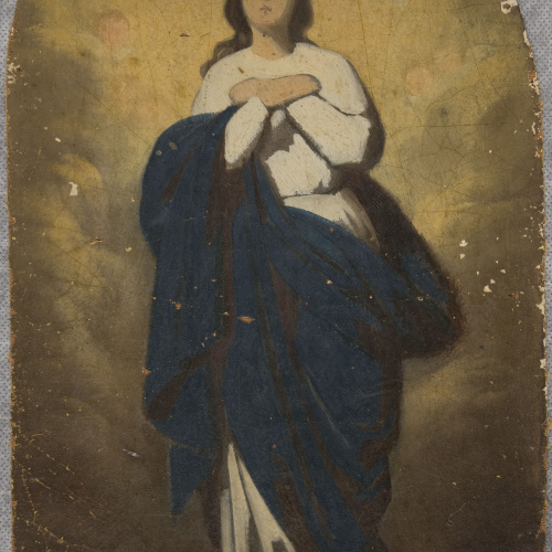 image for: Claudi Lorenzale - Esbós per a una Puríssima - Cap a 1863