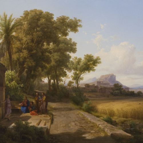 image for: Károly Markó - El Salvador i la samaritana - 1852