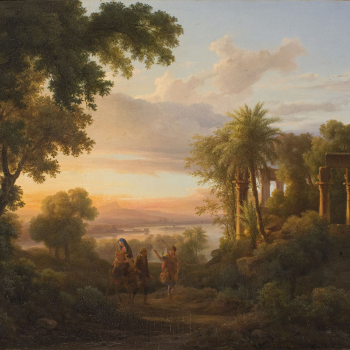 image for: Károly Markó - La Fugida a Egipte - 1852