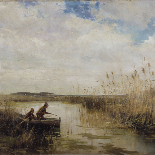image for: Josep Maria Marquès - Caça d&#039;ànecs - 1891
