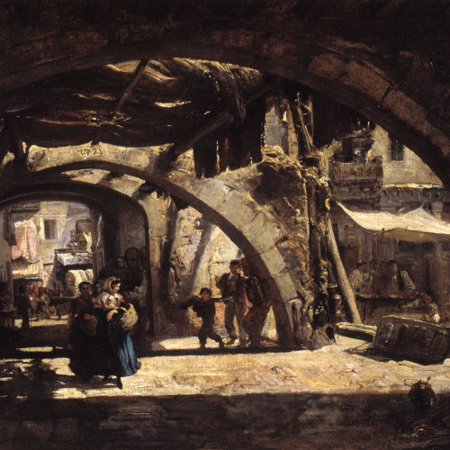 Ramon Martí i Alsina - Els Encants Vells (Barcelona) - 1870 image for: Ramon Martí i Alsina - Els Encants Vells (Barcelona) - 1870