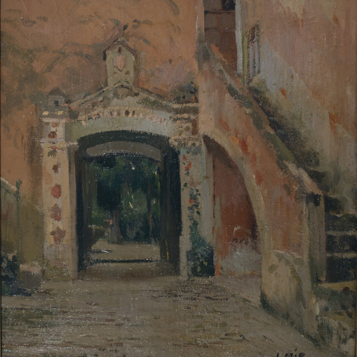 image for: Joaquim Mir - Patiet rosa - Cap a 1920