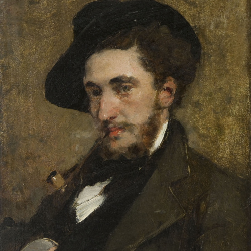 image for: Francesc Miralles - Retrat del pianista Carles Gumersind Vidiella - 1878