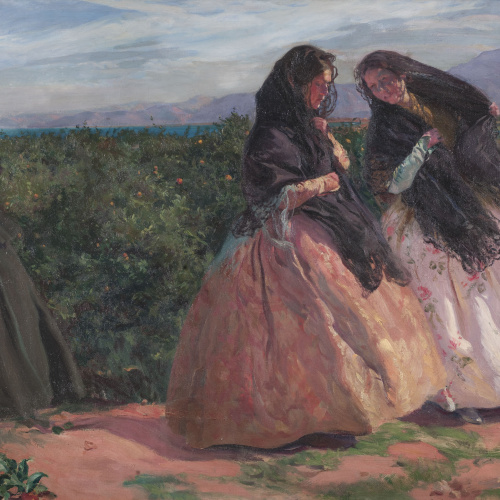 image for: Josep Mongrell - Escena valenciana - 1907