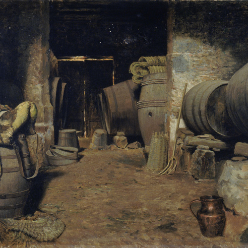image for: Tomàs Moragas - Interior de celler - Cap a 1871