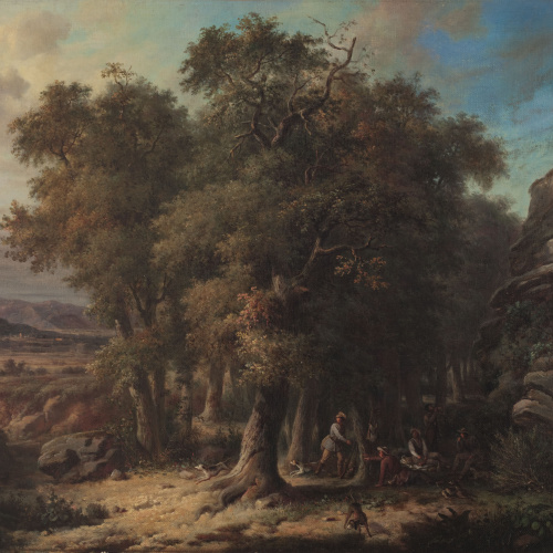 image for: Francesc Jubany - L&#039;alzinar - Cap a 1851-1852