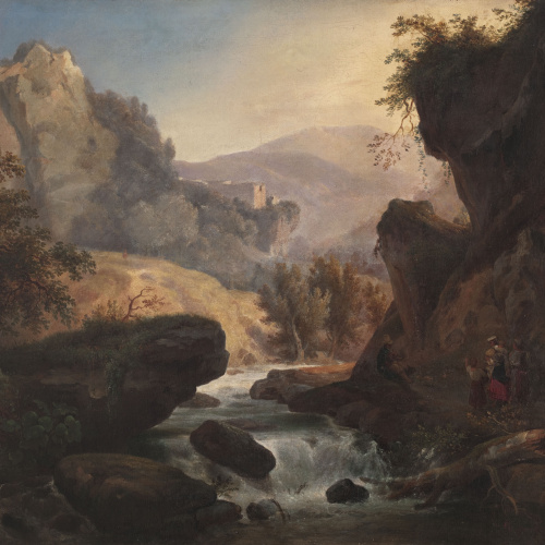 image for: Francesc Jubany - Paisatge fluvial - Cap a 1851-1852