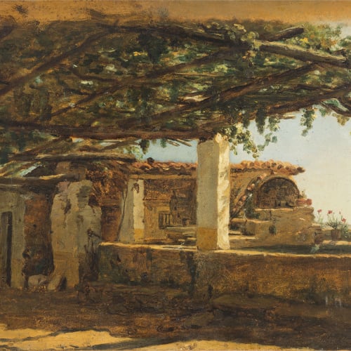 image for: Francesc Jubany - Pèrgola amb emparrat - Cap a 1851-1852