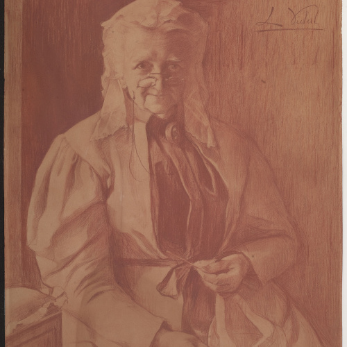 image for: Lluïsa Vidal - Retrat de Suzanne Buscö, àvia de l&#039;artista - Cap a 1893-1895