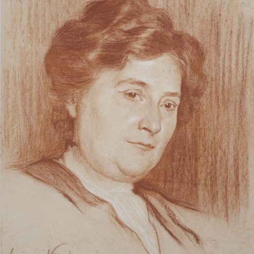 image for: Lluïsa Vidal - Retrat de la compositora Narcisa Freixas - Cap a 1914