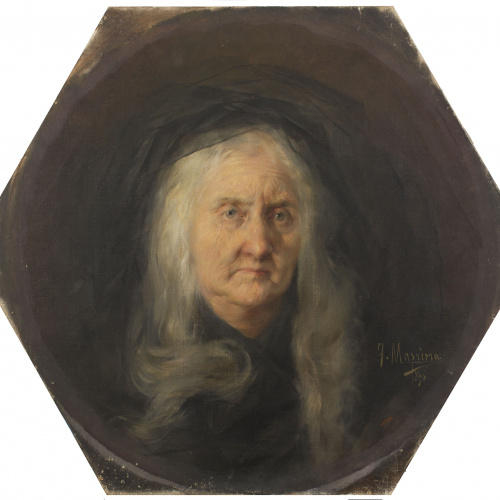 image for: Francesc Masriera - Retrat de la senyora Montaner, mare política de l&#039;artista - 1896