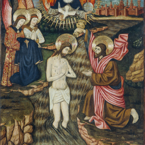 image for: Pere Garcia de Benavarri - Baptisme de Crist - Cap a 1473-1482