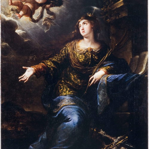image for: Pedro Ruiz González - Santa Caterina d&#039;Alexandria - Entre 1680-1690