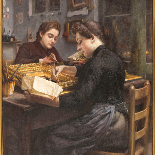 image for: Manuel Cusí - Dauradores - Cap a 1891