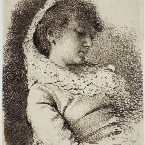 image for: Joan Llimona - Retrat femení - 1882