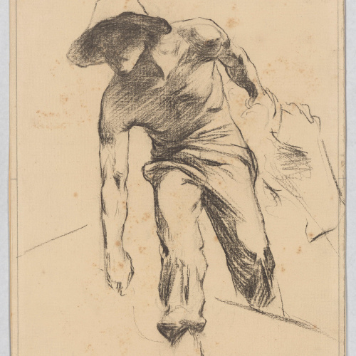 Josep Llimona - Estudi per al «Monument al doctor Robert» - Cap a 1903-1904 image for: Josep Llimona - Estudi per al «Monument al doctor Robert» - Cap a 1903-1904