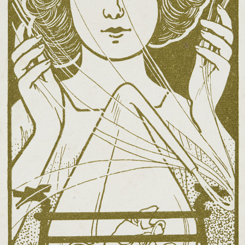 image for: Alexandre de Riquer - Ex-libris A. de Riquer - 1900
