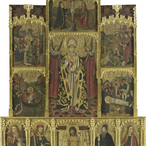 image for: Jaume Huguet - Retaule de sant Cebrià - Cap a l&#039;últim quart del segle XV