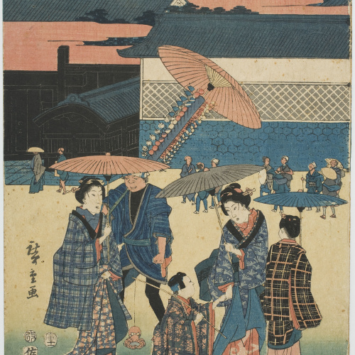 image for: Ando Hiroshige - Kasumigaseki (Llocs famosos de la capital oriental) (Tōtō meisho) - 1854