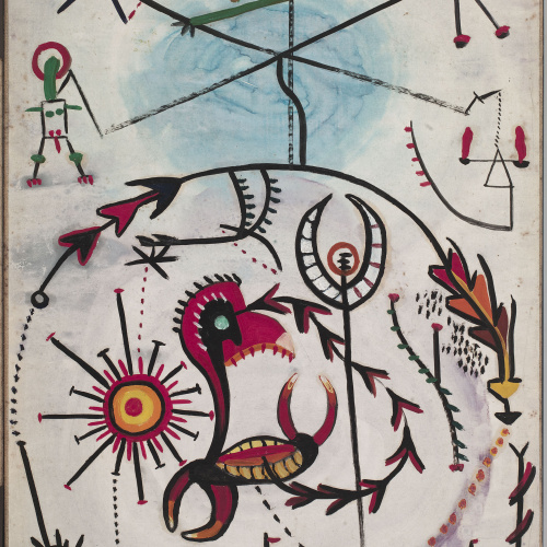 image for: Joan Ponç - Composició - 1948