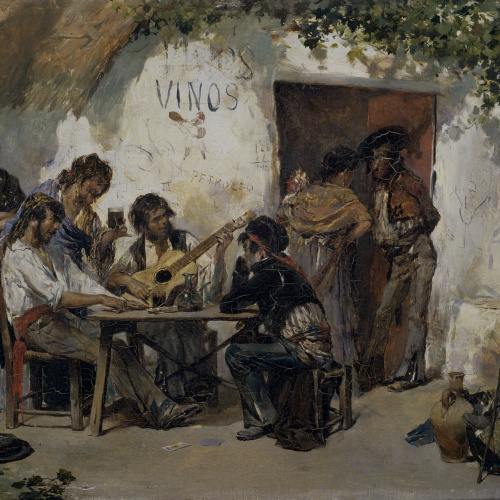 image for: Josep Benlliure Gil - Gitanos - Cap a 1880-1900