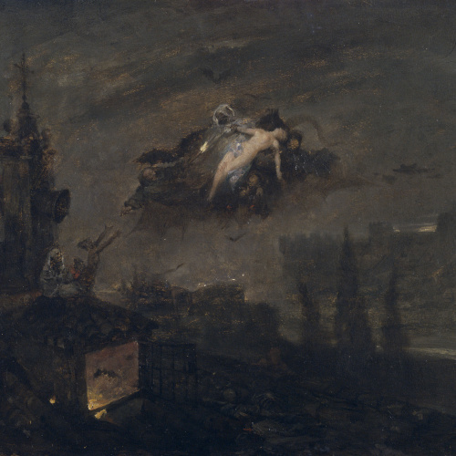 image for: Josep Benlliure Gil - Les bruixes del campanar - 1878