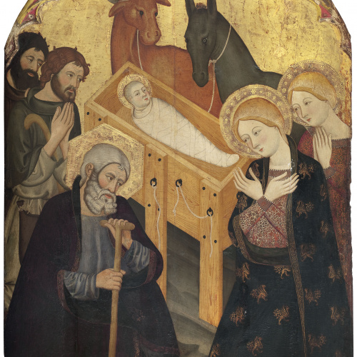 image for: Taller dels germans Serra - Adoració dels pastors - Cap a 1365-1375