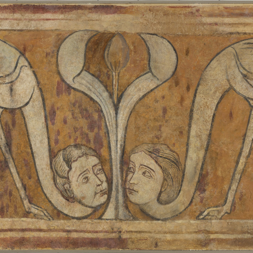 image for: Anònim. Castella - Parella de sirenes ocell d&#039;Arlanza - Primer quart del segle XIII