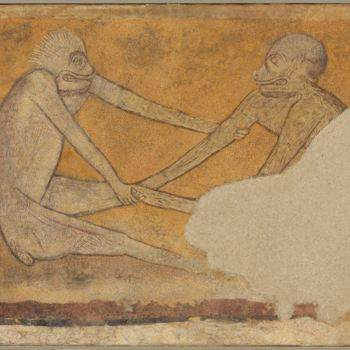 image for: Anònim. Castella - Parella de simis d&#039;Arlanza - Primer quart del segle XIII