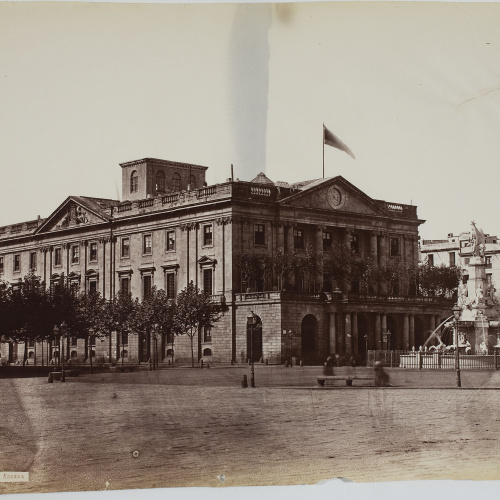 image for: Charles Clifford - Aduana (Barcelona) [Llotja de mar] - 1860