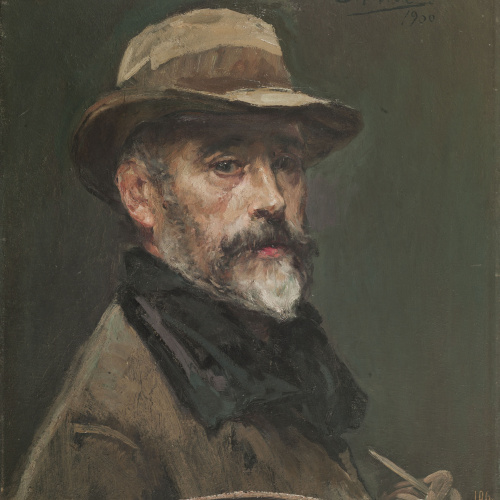 image for: Ignasi Pinazo - Autoretrat - 1900