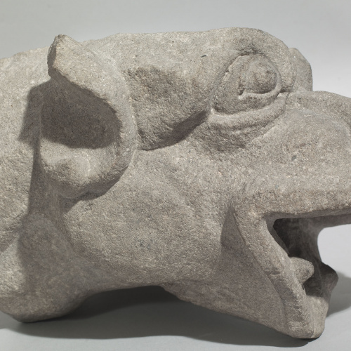 image for: Anònim. Catalunya. Barcelona - Fragment de gàrgola amb cap de drac - Segle XV