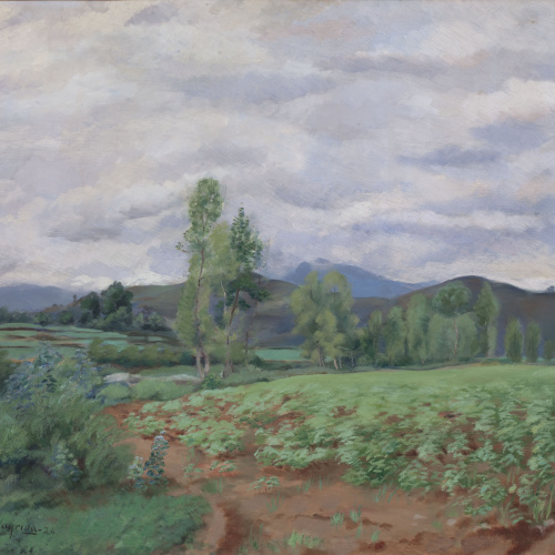 image for: Francesc Vayreda - Paisatge d&#039;Olot - 1924