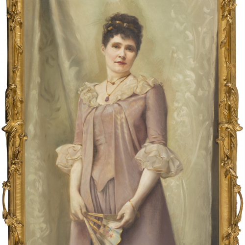 image for: Carles Pellicer - Retrat de Matilde Rouvière, mare de l&#039;artista - 1890