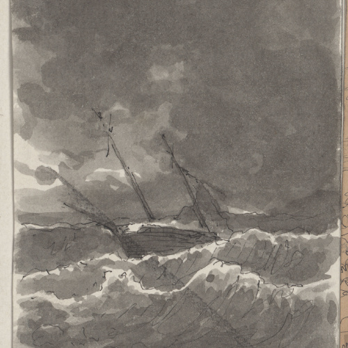 image for: Lluís Rigalt - Naufragi d&#039;un vaixell - Cap a 1860-1870